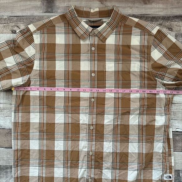 The North Face Men’s Hammetts Shirt Vintage White Mylo Plaid | XL - Picture 5 of 9
